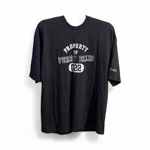 Perry Ellis Property Of Perry Ellis Men's Black T-Shirt size 2x